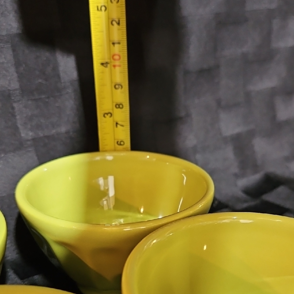 Anthropologie Amelie Latte Stoneware Collection Bowls, Set of 4 - Picture 3 of 4